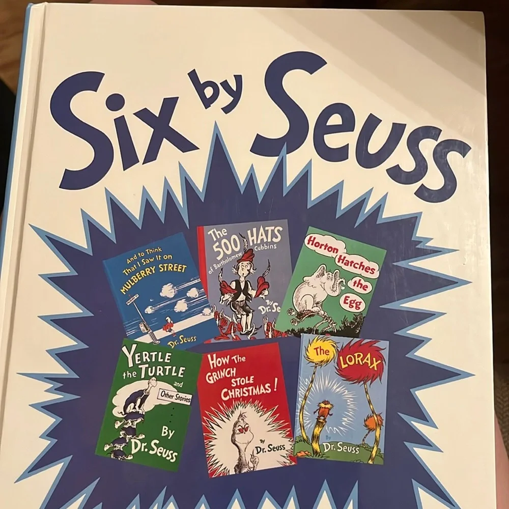 Dr. Seuss Six by Seuss Lorax grinch Horton Mulberry St Yertle Cubbins Hardcover